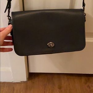 Coach Navy crossbody handbag (price negotiable)